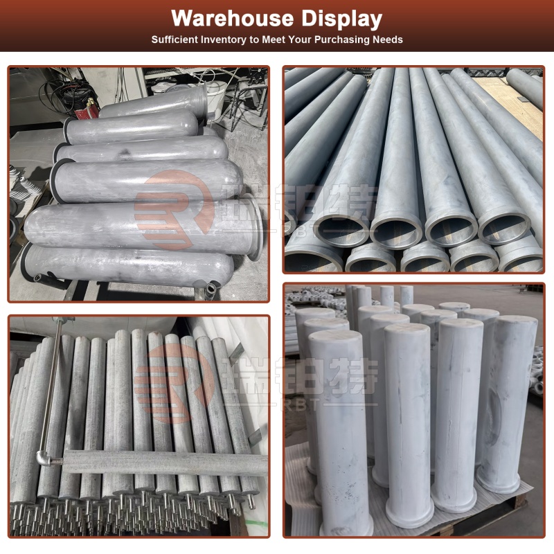 Silicon Carbide Tšireletso Tube