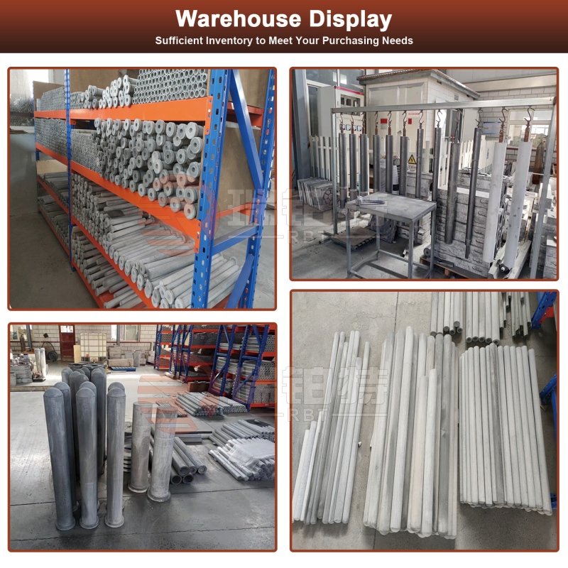 NSiC Thermocouple Protection Tube