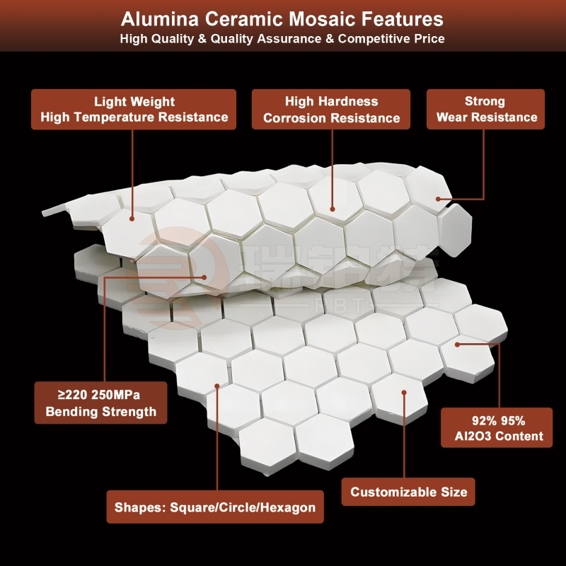 Alumina Ceramic Mosaic Tiles
