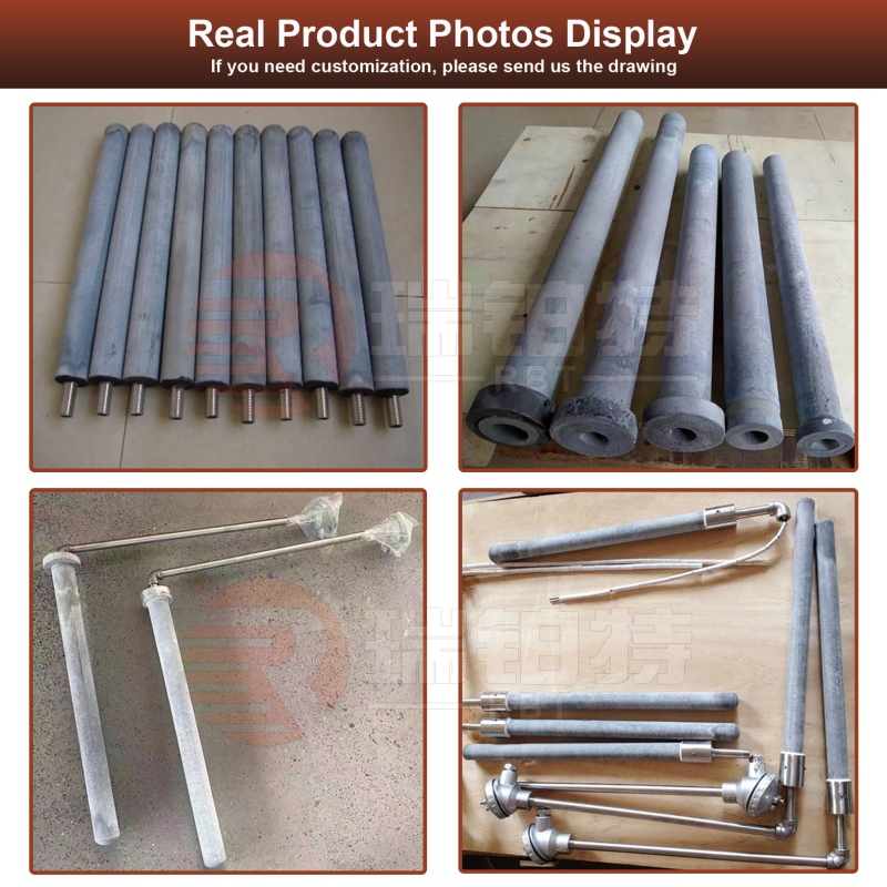 NSiC Thermocouple Protection Tube