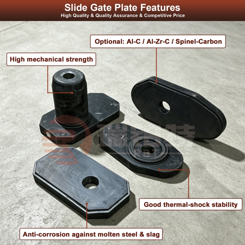 refractory slide gate plate