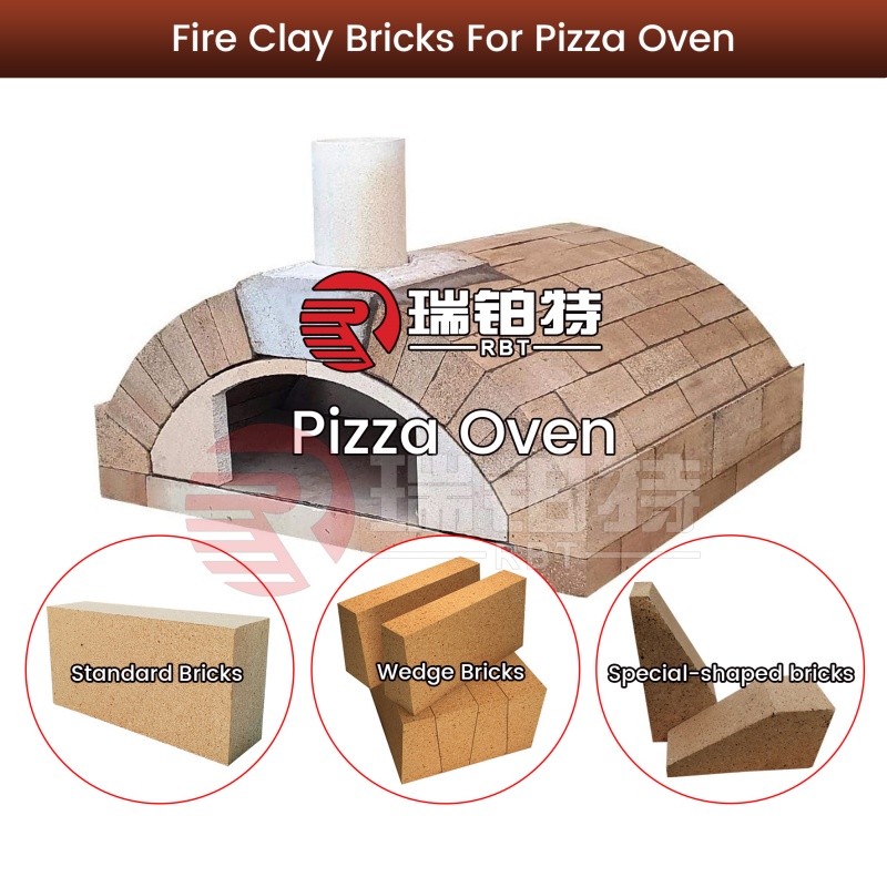 Tijolos de barro refratário