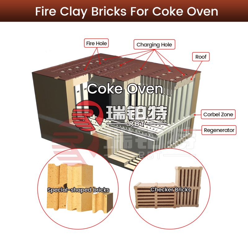 Tijolos de barro refratário