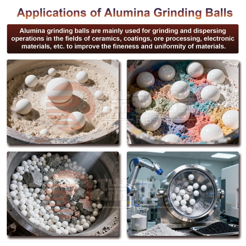 የአሉሚና መፍጨት ኳሶች