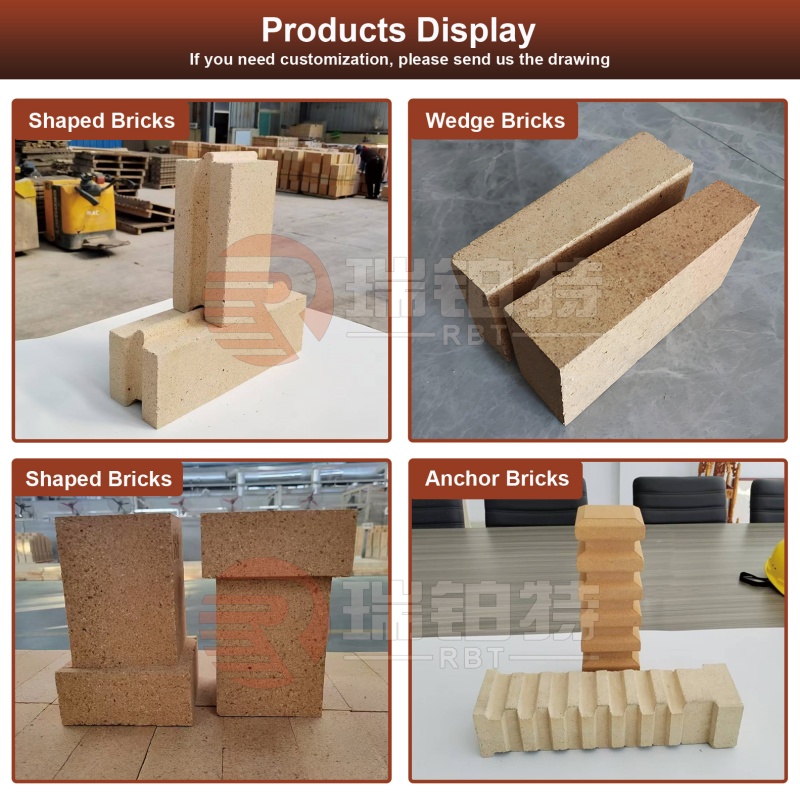 Tijolos refratários de argila