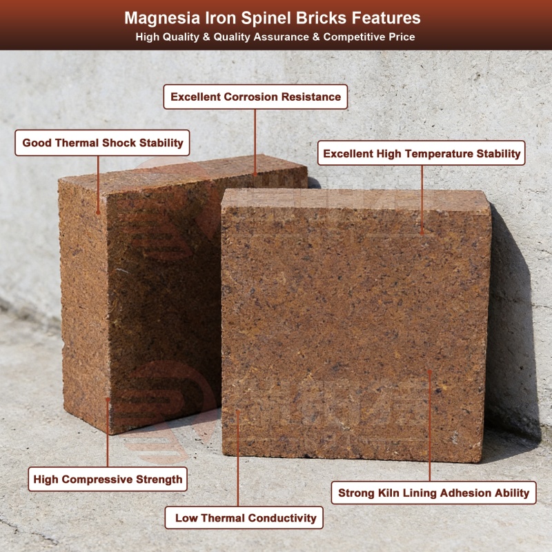 Magnesia Iron Spinel Bricks