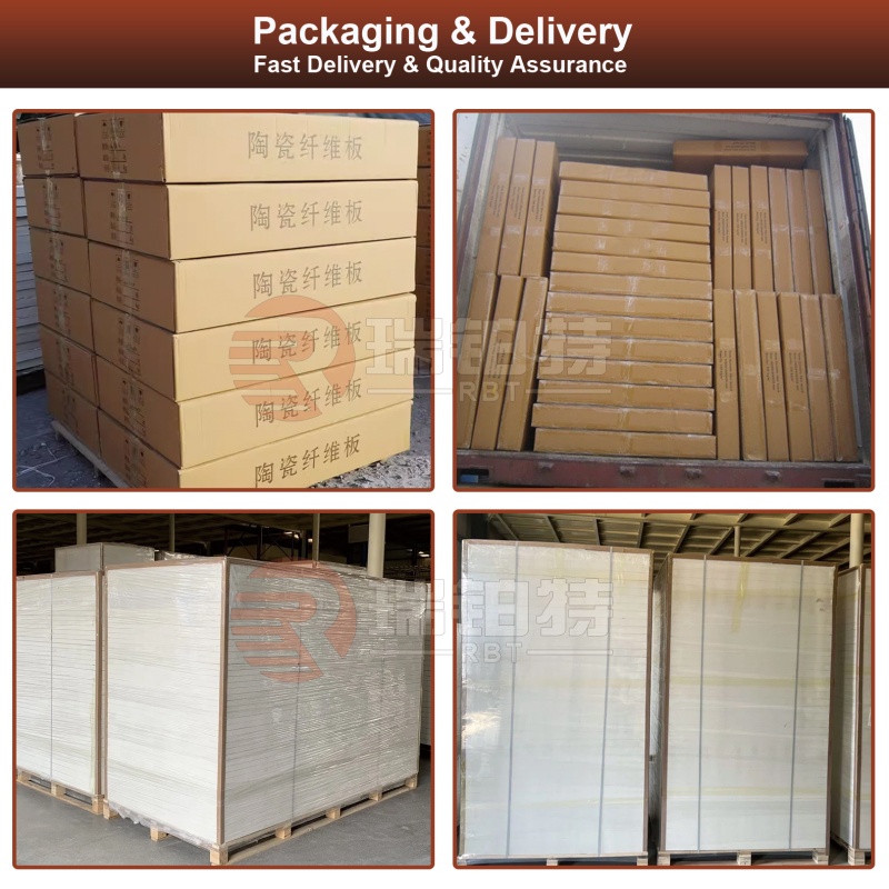 Placas de fibra cerâmica