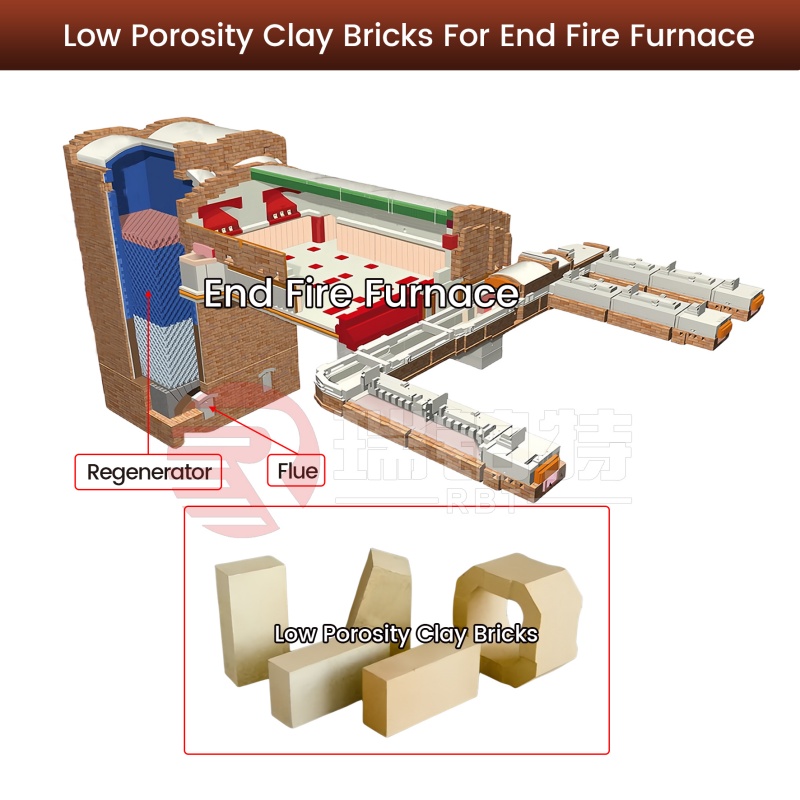 Tijolos de barro refratário